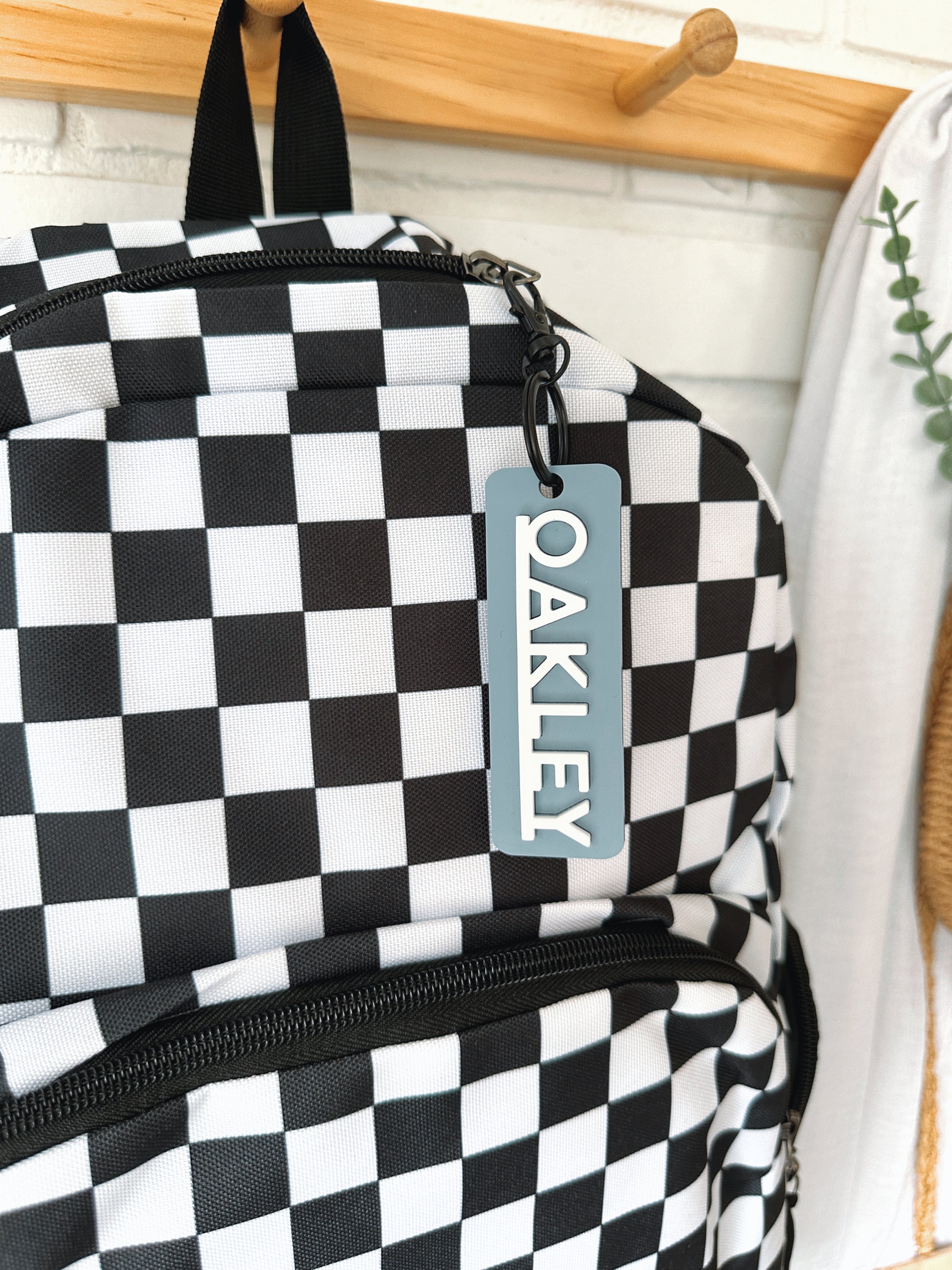 Packer Tag Name Name Tag, Backpack Tag, Backpack Name Tag, Bookbag Tag, Name Keychain ...