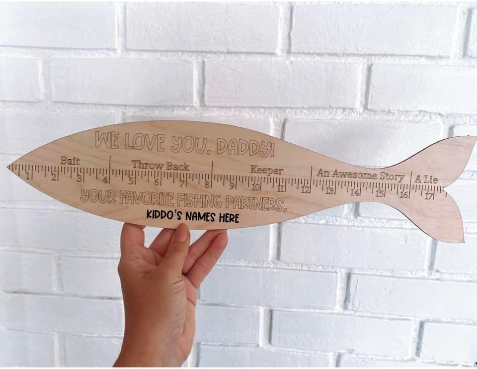 Funny Fish Ruler, Fathers Day Gift, Fishing Dad, Gift for Him, Gift for  Dad, Personalized Gift for Dad, Grandfather Gift, Funny Fishing Gift -   Denmark
