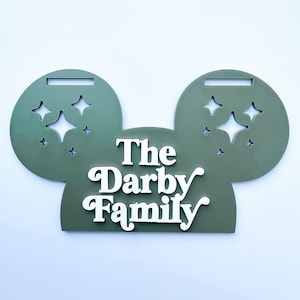 Mouse Stroller Tag, Stroller Sign