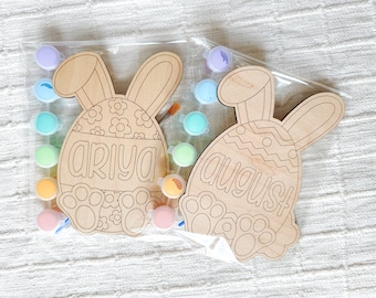 Personalized Easter Egg Paint Kit, Easter Craft, Easter Basket, Basket Stuffer, Kid&#39;s Easter Basket, Basket , Easter Bunny, Easter Paint