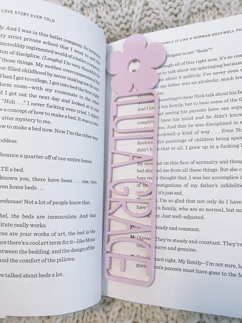 Personalized Bookmark Acrylic Name Bookmark Easter Basket Etsy