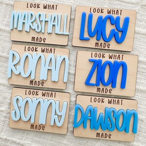 Personalized Magnet, Look What I Made, Kid's Art Display, Fridge Magnet, Easter Basket Stuffer image 11