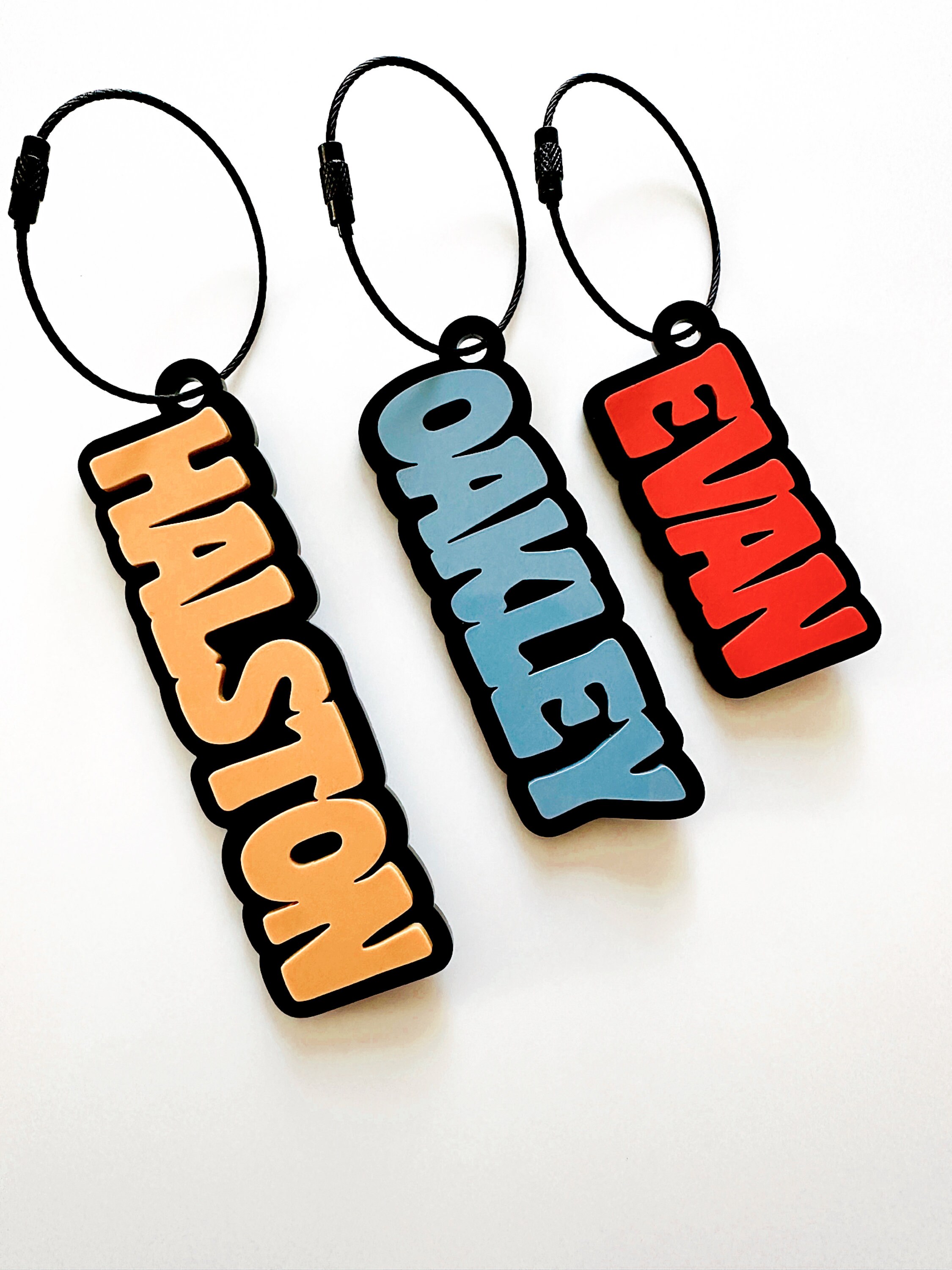 Packer Tag Name Name Tag, Backpack Tag, Backpack Name Tag, Bookbag Tag, Name Keychain ...