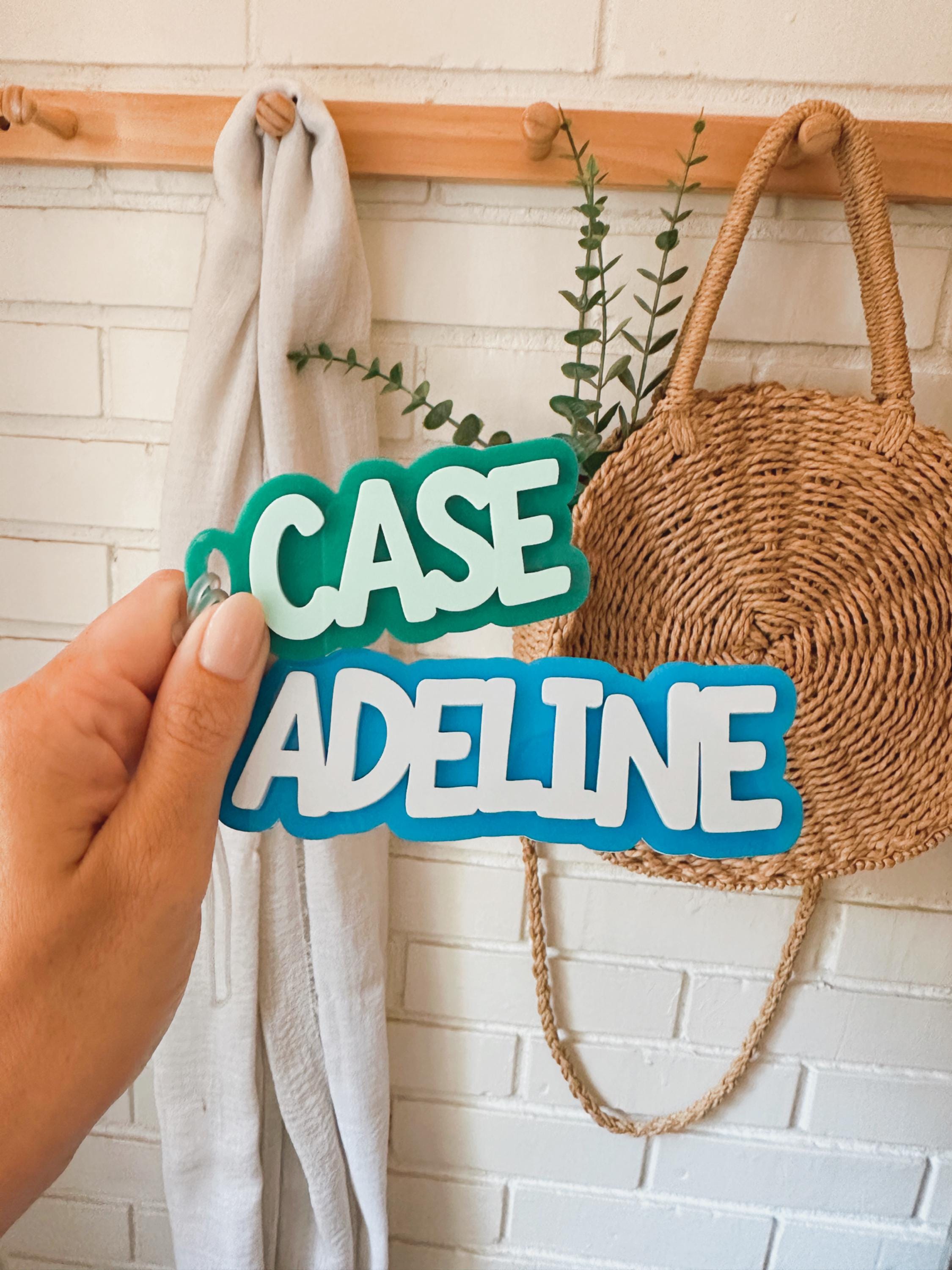 Packer Tag Name Name Tag, Backpack Tag, Backpack Name Tag, Bookbag Tag, Name Keychain ...