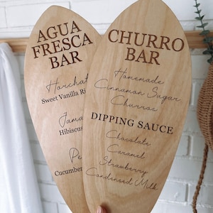 Baby on board bar sign, custom drink menu, personalized drink menu, personalized cocktail list, baby shower cocktail menu, beach baby shower immagine 8