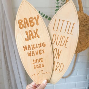 Baby on Board Baby Shower Sign, Surf Baby Shower, Baby on Board Baby Shower