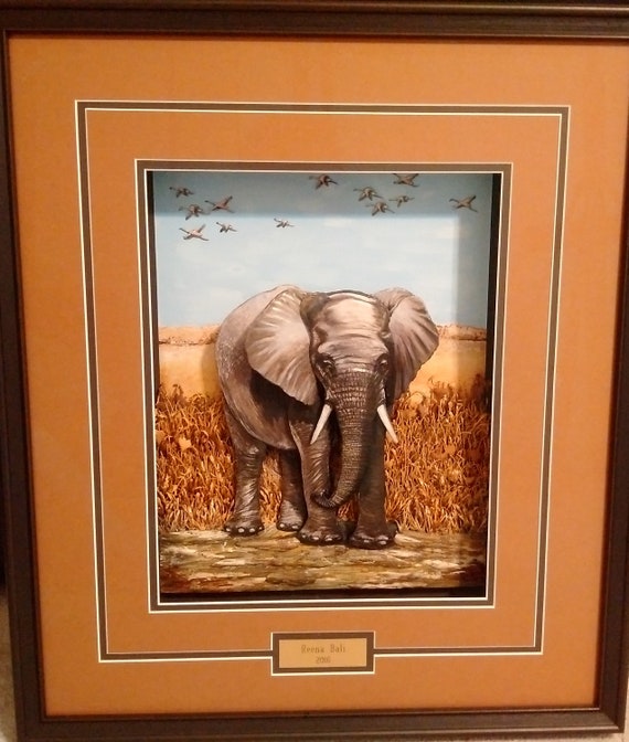 3D Artwork Handmade Papertole Art