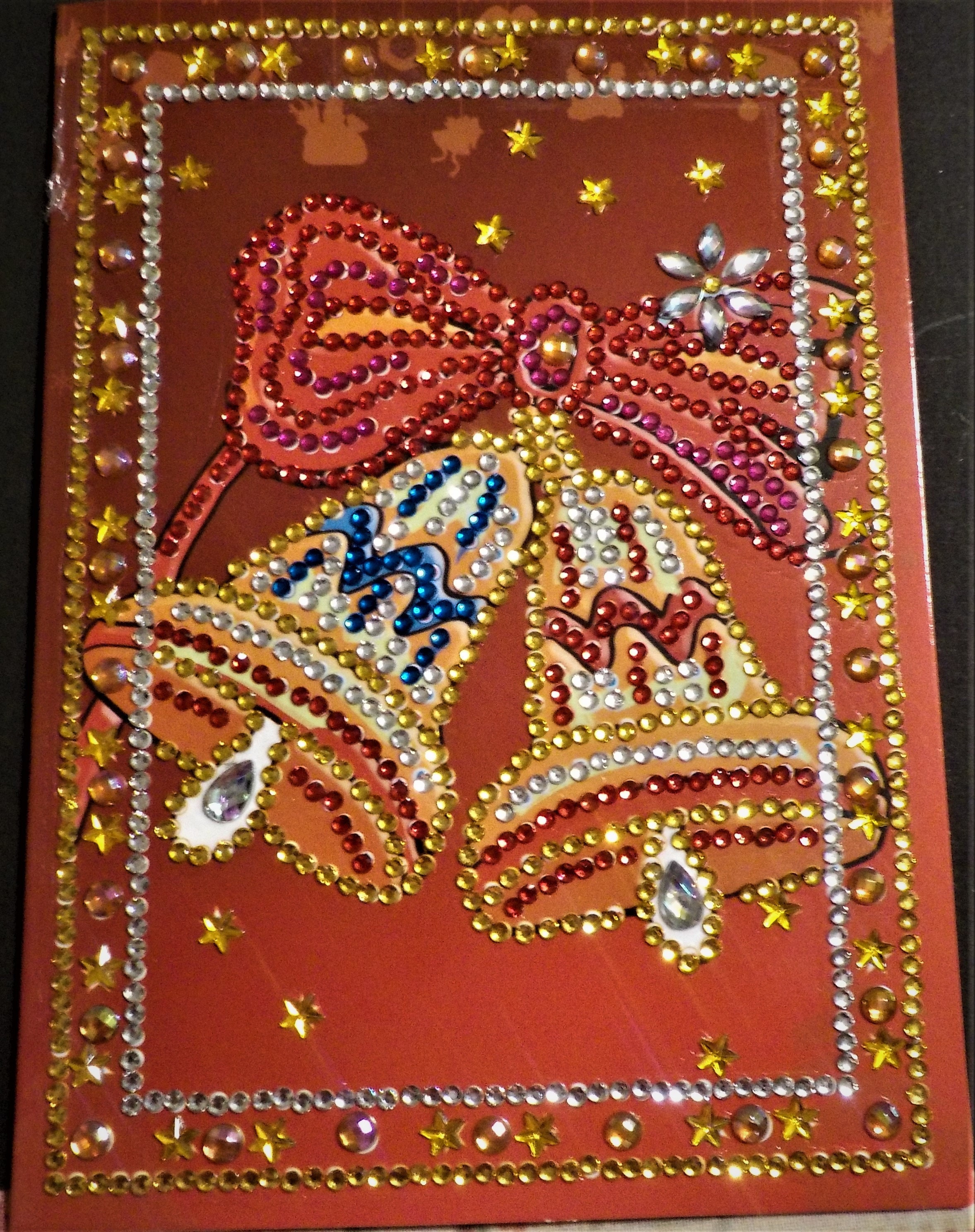 DIY Diamond Painting kit Christmas Cards C/W 4 Cards | Etsy