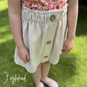 Skirt, muslin skirt, girls&#39; skirt, summer skirt, festive skirt