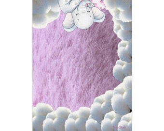 Custom Toddler Blanket: Fuzzy Polyester, Vivid Print (30x40)