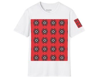 Southwestern Diamond Pattern T-Shirt | Navajo Aztec Geometric Tee