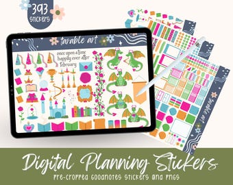 Valentinstag Sticker: Digitaler Planer PNG Set (393)