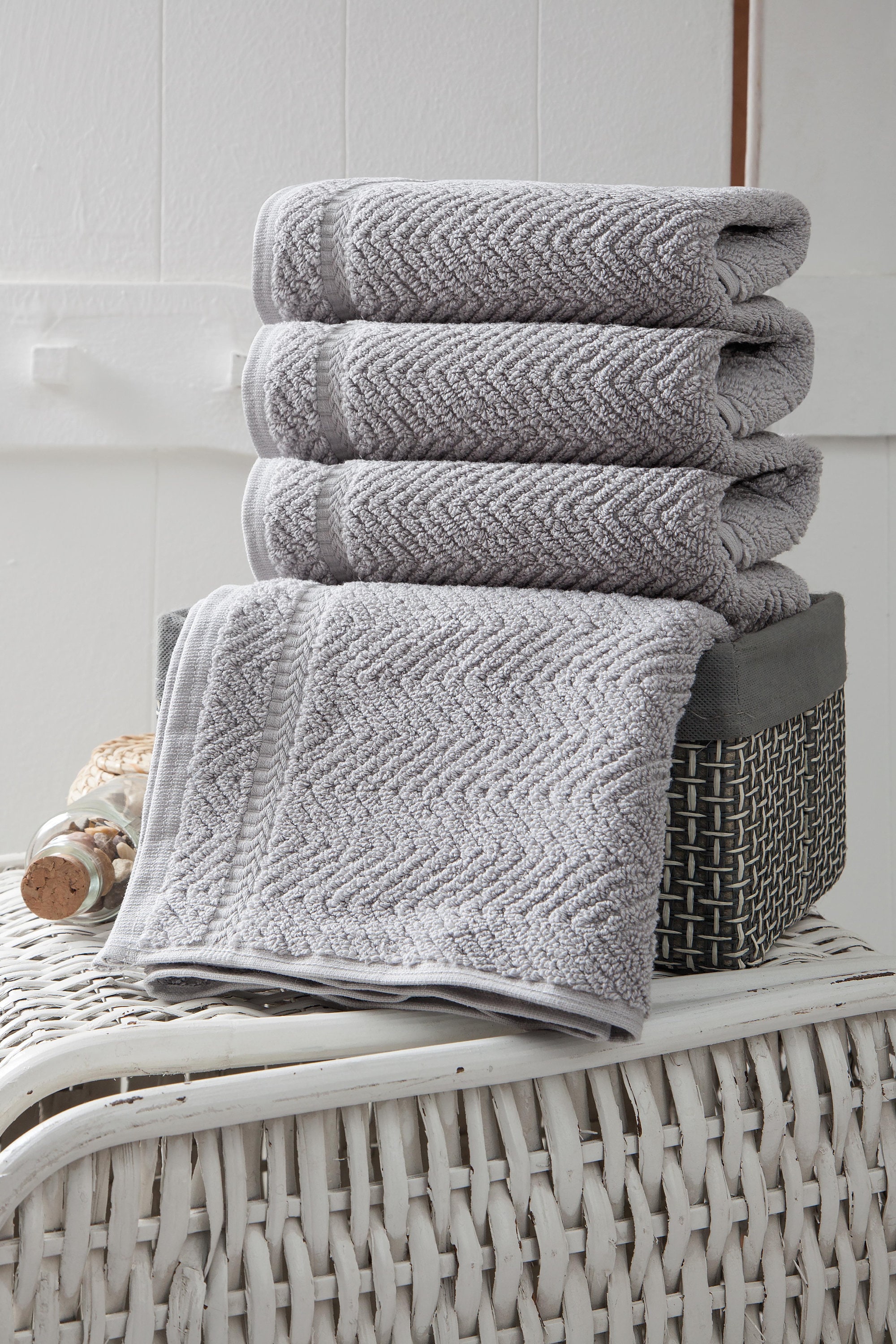 Turkish Cotton Light Grey Hand Towels Bath Towels and Etsy