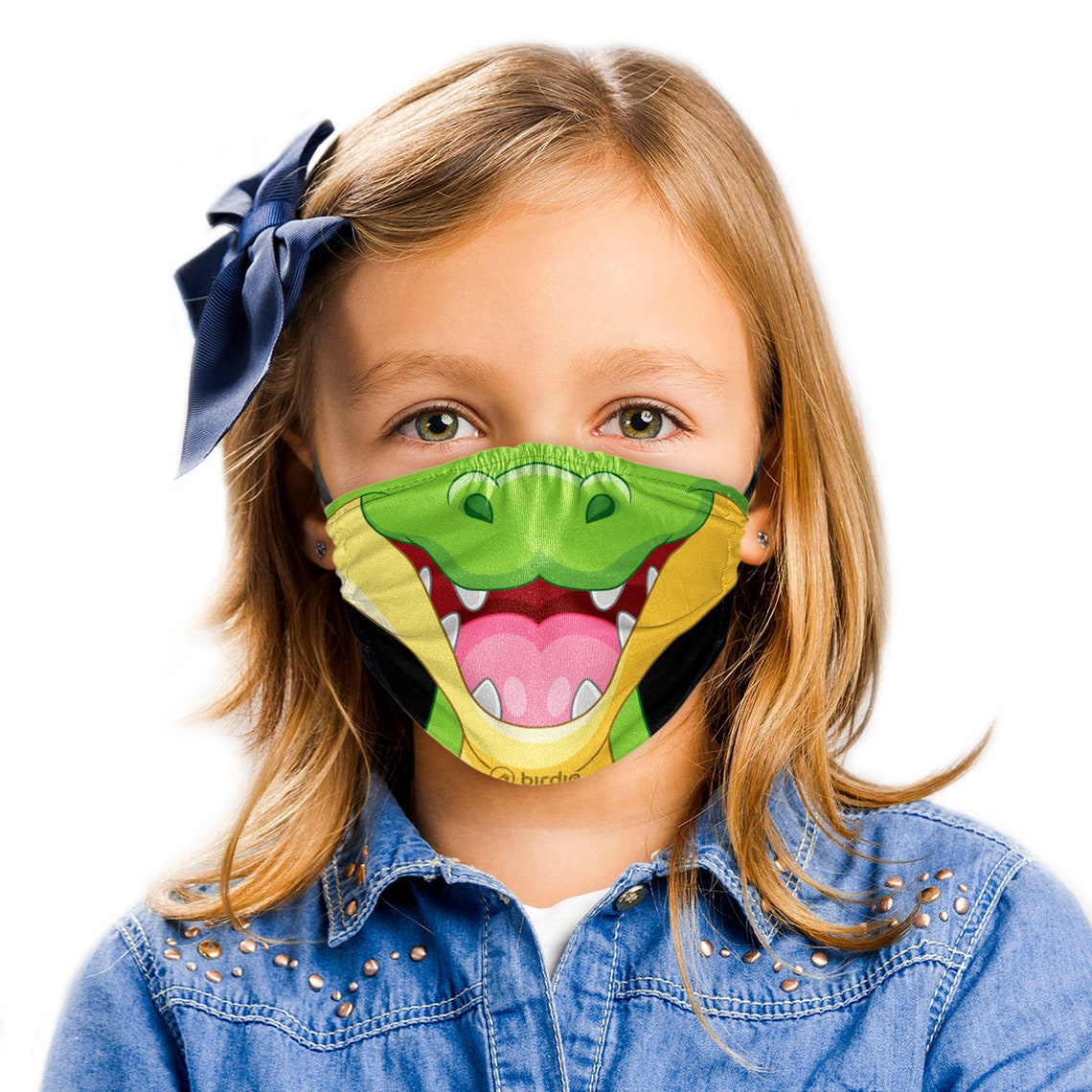 Goofy Gator Kids Face Mask Polyester Spandex Blend Etsy