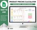Product Pricing Calculator, Profit Margin Tracker, Custom Google Sheet Editable, Personal Finance Dashboard, Template, Etsy or General 