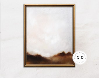 PRINTABLE Landscape Oil Painting - Original Artwork by Artist - Digital Landscape Art - Digital Art - Soft Summer Landscape