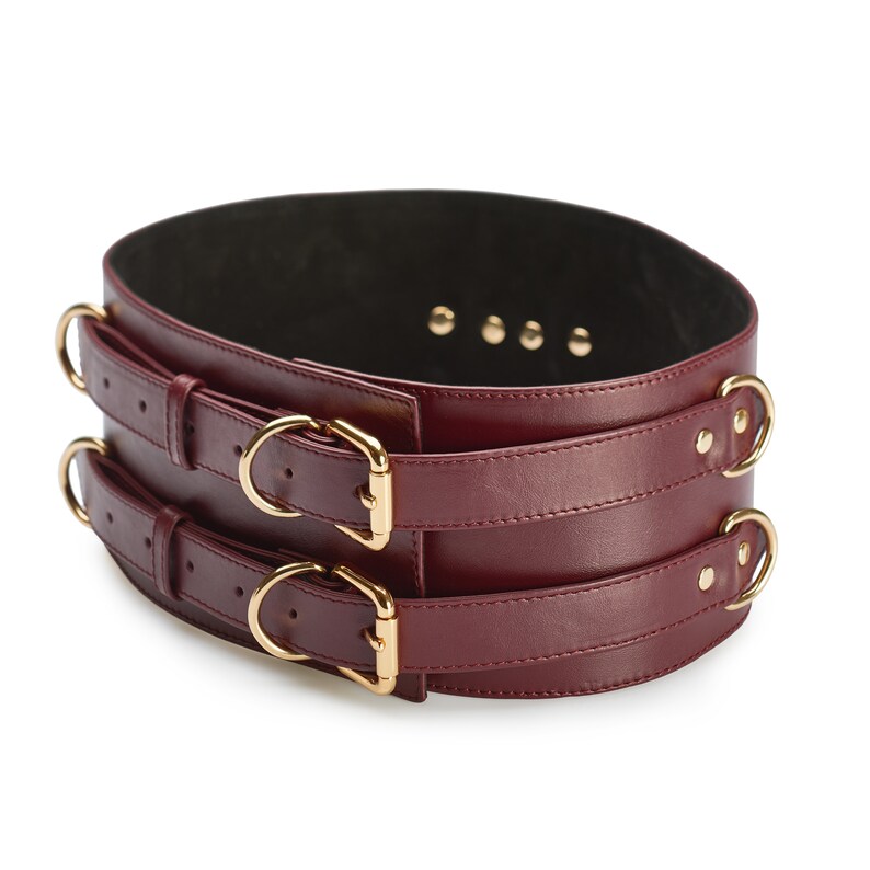 Bondage Leather Belt BDSM Leather Belt Fetish Belt BDSM Etsy