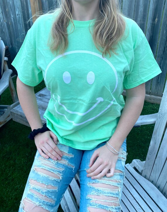 Mint green cheap graphic tee
