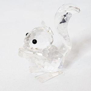 Swarovski Crystal Woodland Friends Squirrel with Small Ears Figurine