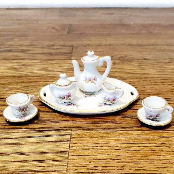Miniature Tea Set Etsy
