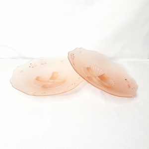 Carol Pink by Lancaster Pair of 10 Inch Shallow Round Bowls (Imperfect)
