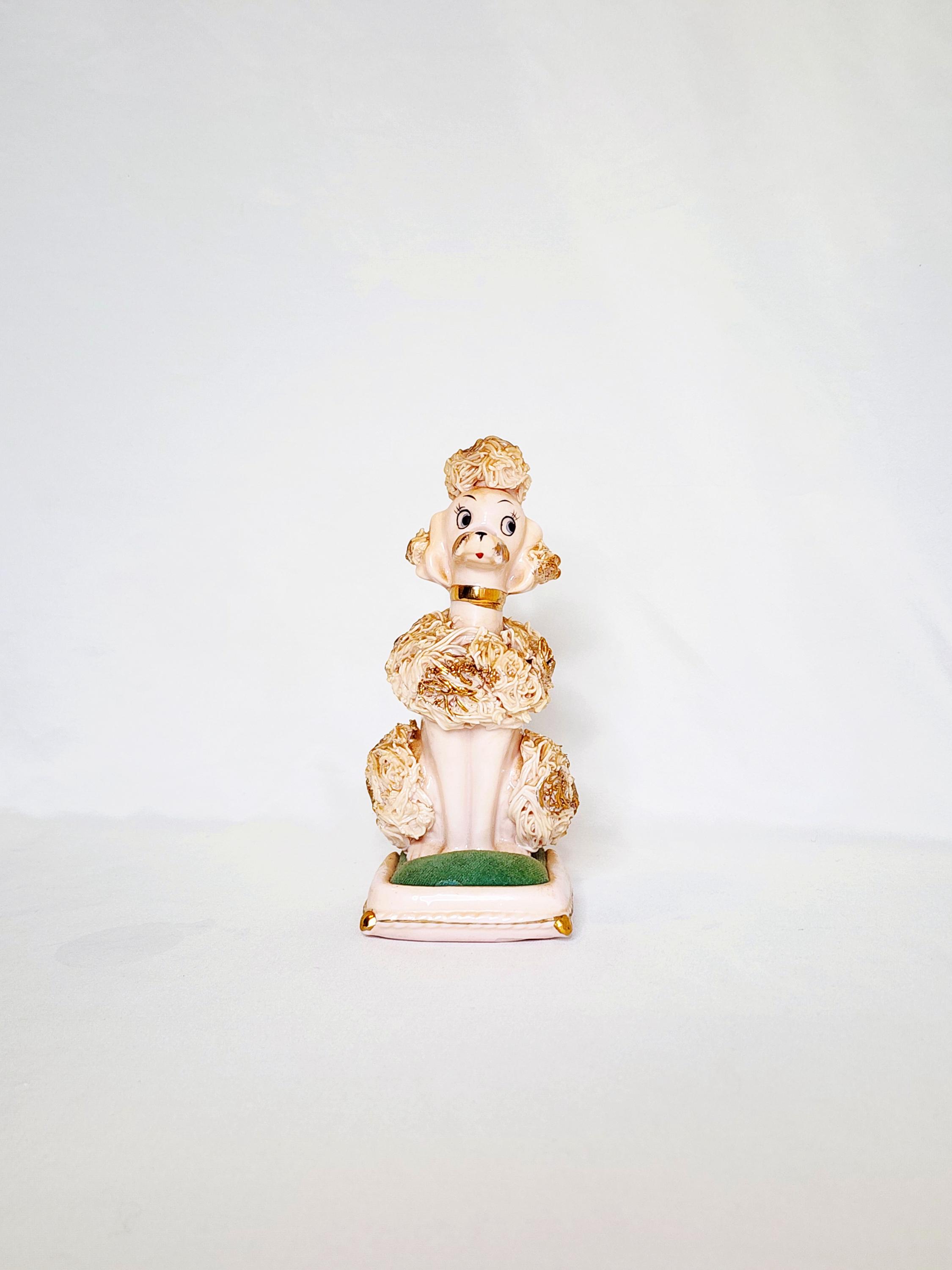 Vintage Poodle Pin Cushion - Etsy