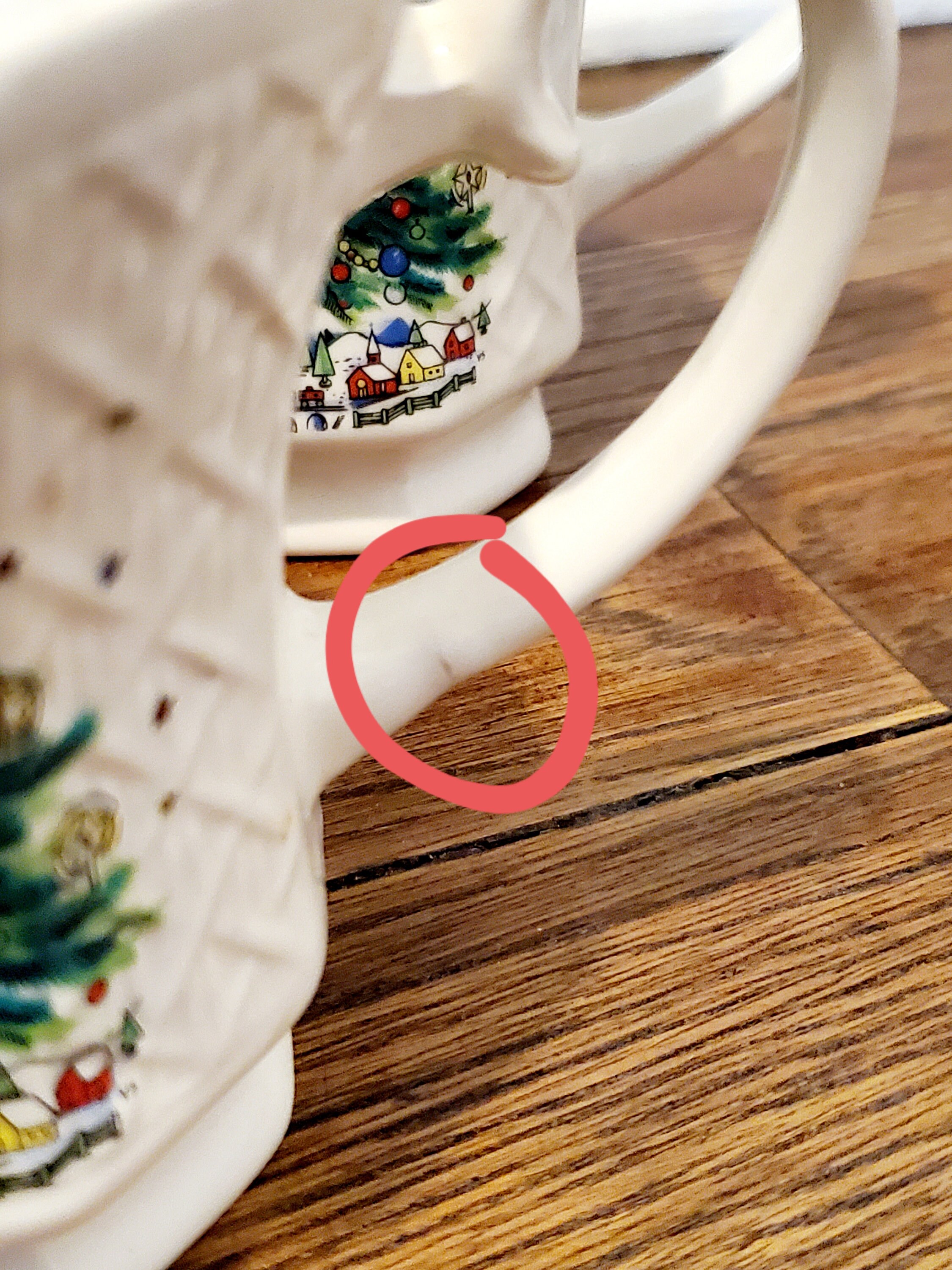 James Sadler Christmas Eve Teapot and Cup Set Etsy