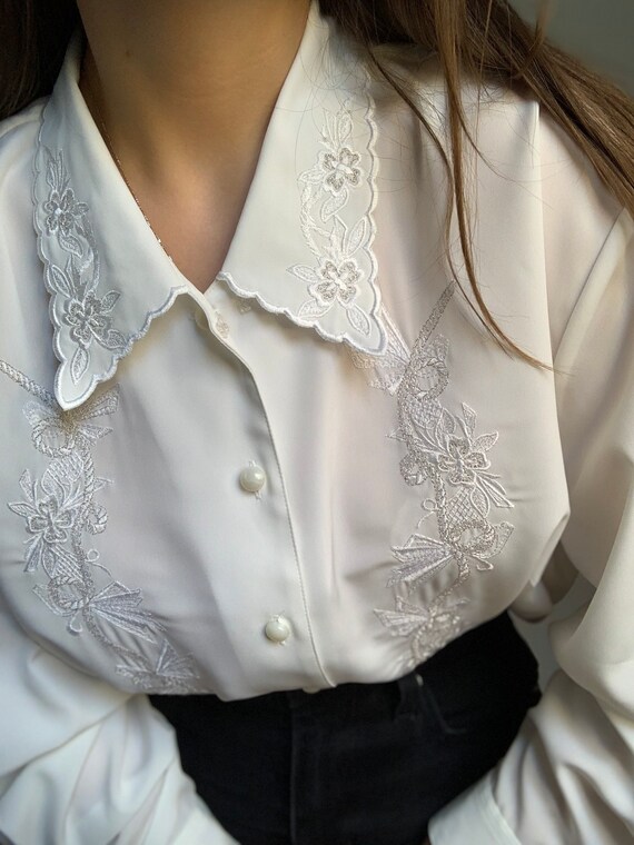 Vintage embroidered blouse