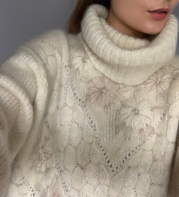 Vintage mohair oversized sweater