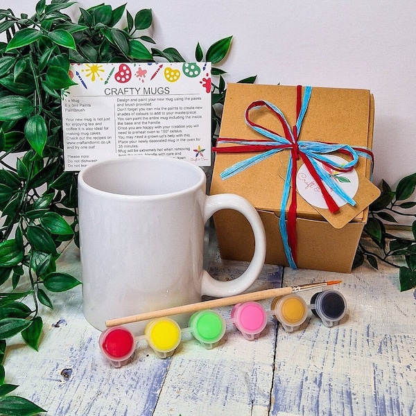Paint Your Own Mug Kit Etsy UK