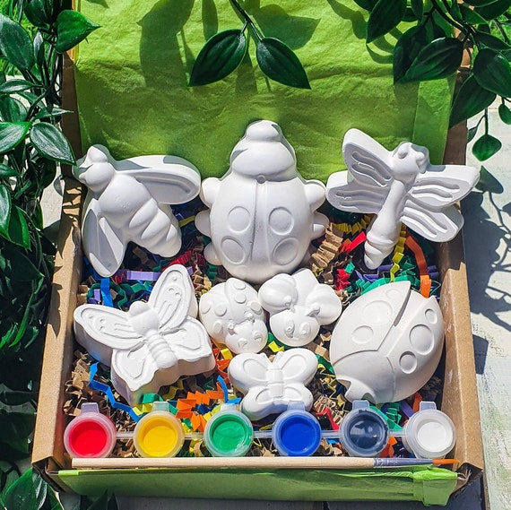 Paint Your Own Bug Box * Kids Craft Kit * Nature Craft * Children's Gifts * Birthday * Kids Activities * Children's Crafts * Creative Gifts
