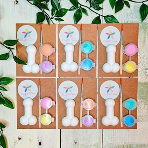 Paint Your Own Mini Peckers Kit - Hen Party Favors