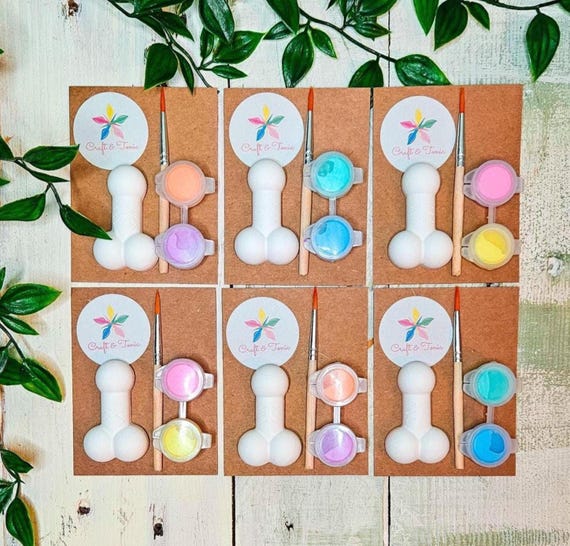 Paint Your Own Mini Peckers Kit - Hen Party Favors