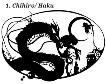 Calcomanías con temática de Ghibli