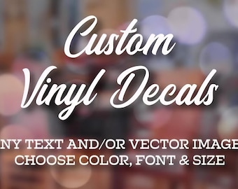 Personalisierter Vinyl Aufkleber