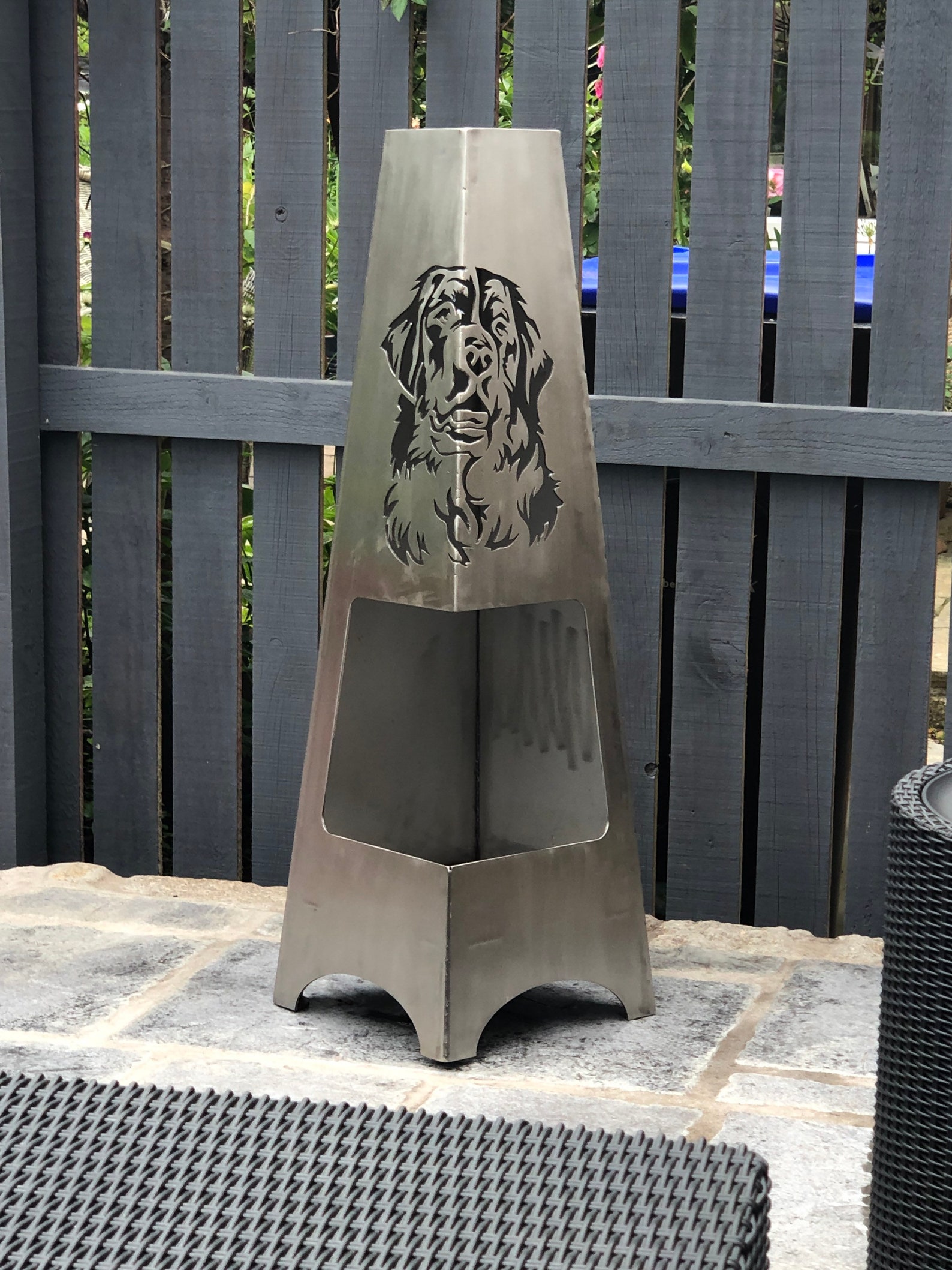 Stainless Steel Custom themed Chiminea Etsy