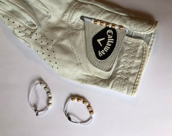 Glove Stroke Counter in White-Gold and White-Silver