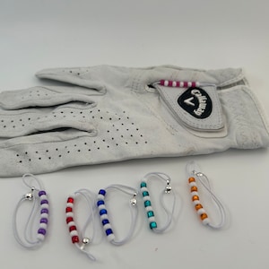 Glove Stroke Counter Set in 6 Colors (red, orange, blue, teal, pink, purple)