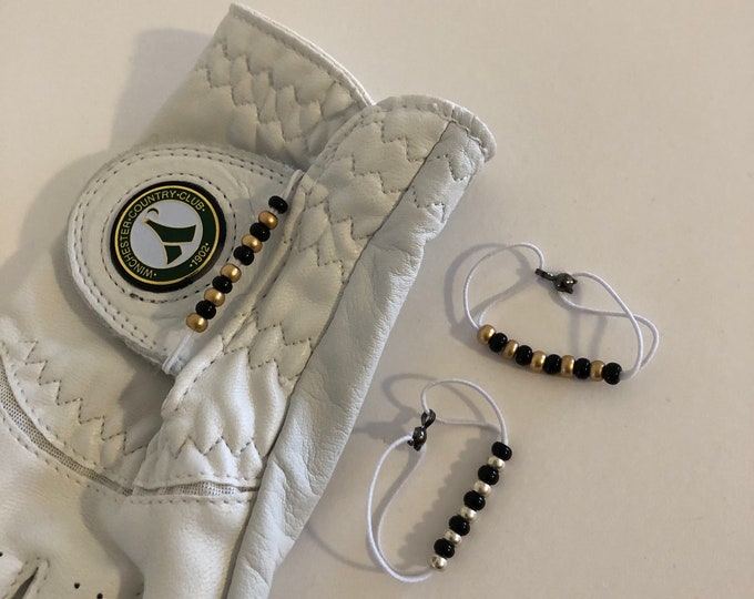 Glove Stroke Counter in Black-Gold or Black-Silver