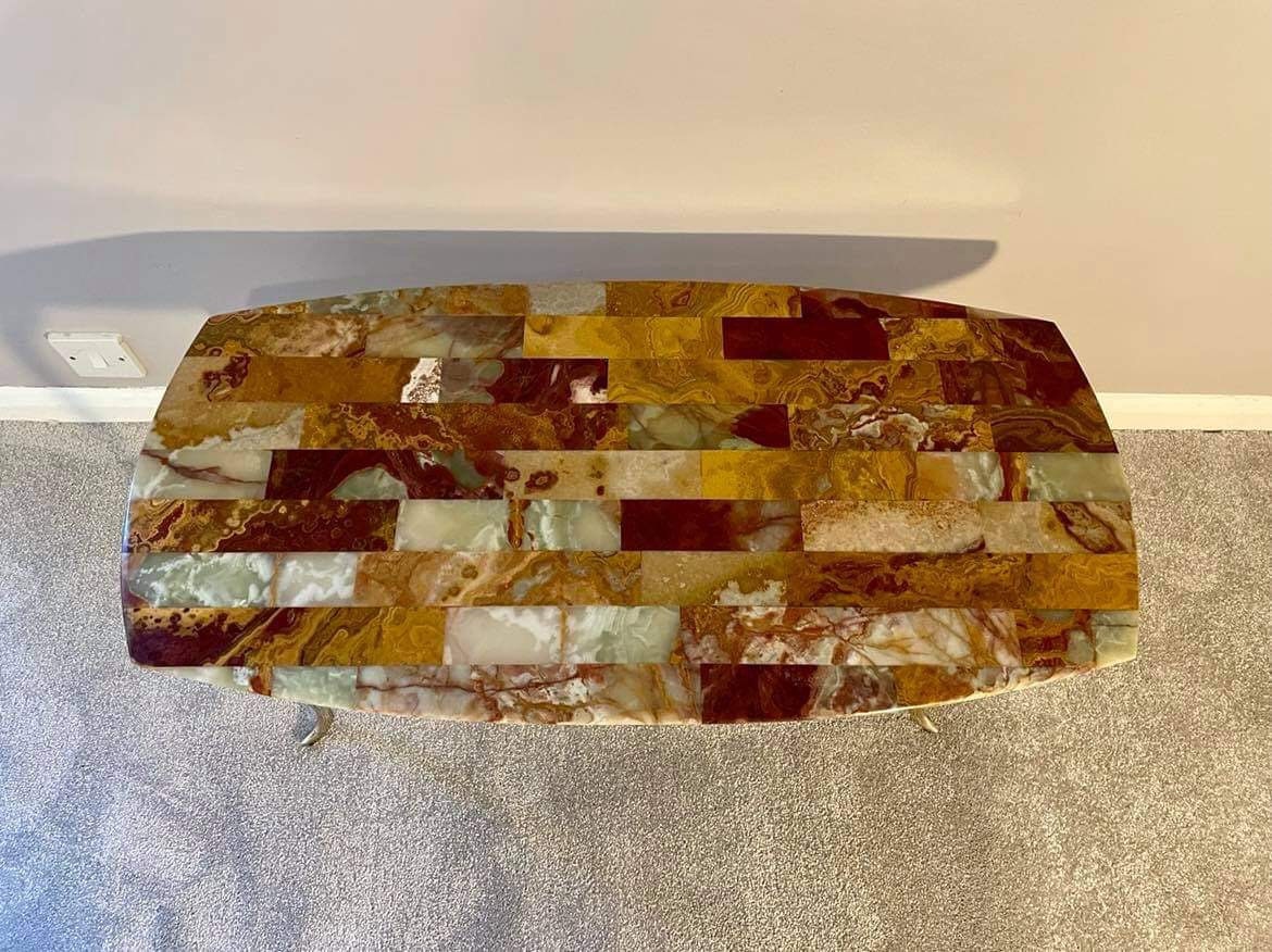 Table Basse onyx En Marbre