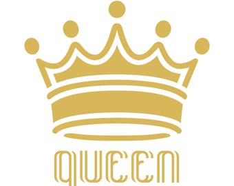 Queen Gold Crown PNG