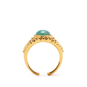 Turquoise ring gold
