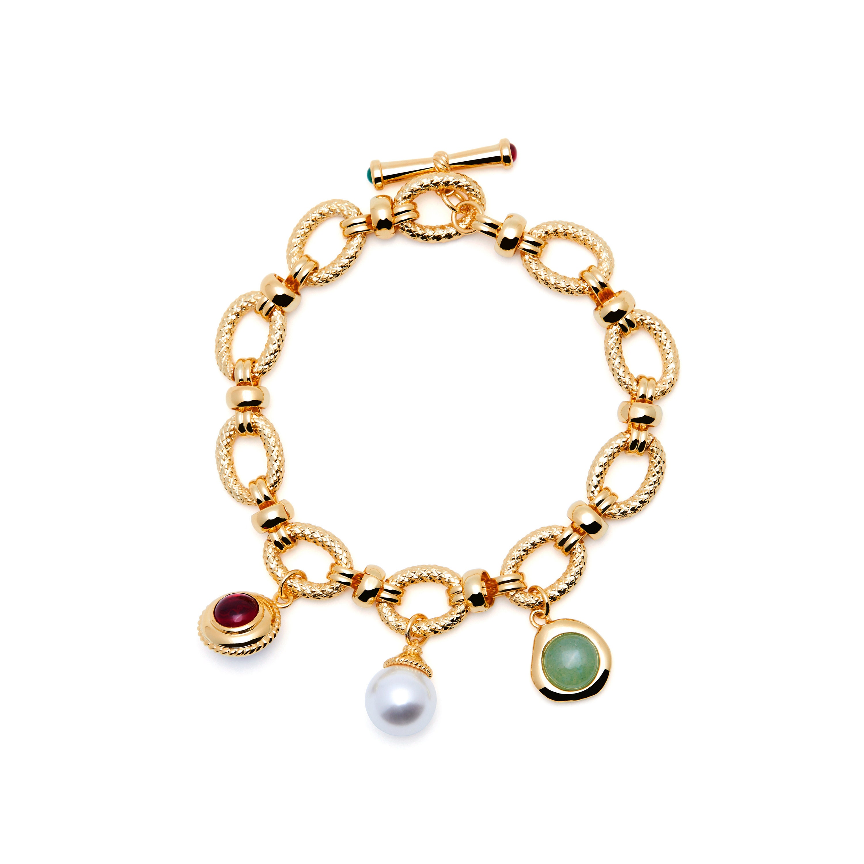 outlets Gold 14K charm Travel Treasures™ Charm bracelet 