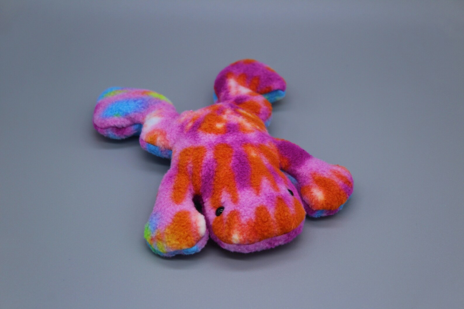 Handmade Comfort Tie Dye Frog Plushie small Etsy