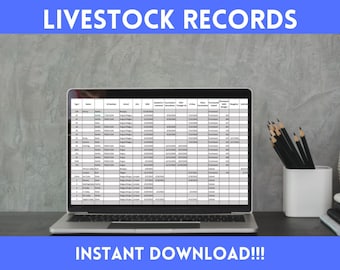 家畜記録スプレッドシート