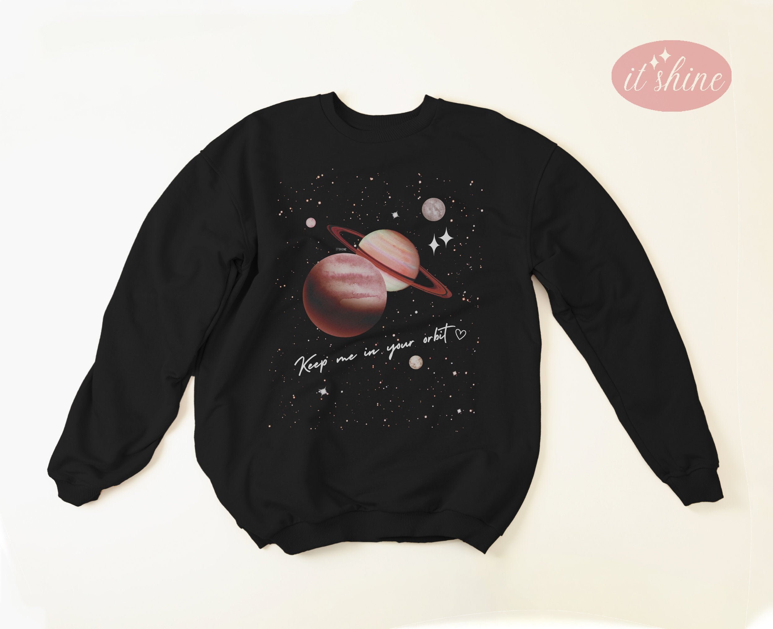 Better off in your orbit crew neck heavy cotton | Etsy