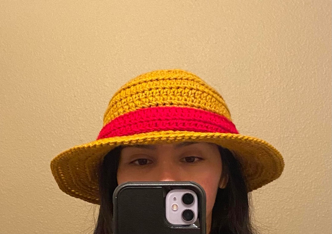 Monkey D. Luffy Straw Hat Crochet PATTERN From One Piece Anime Etsy