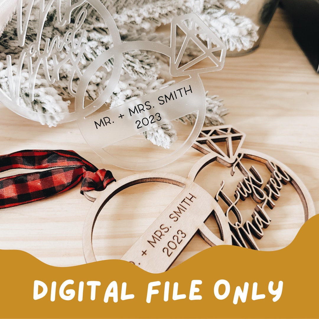 Duo Mr and Mrs Ring Digital SVG File - Etsy