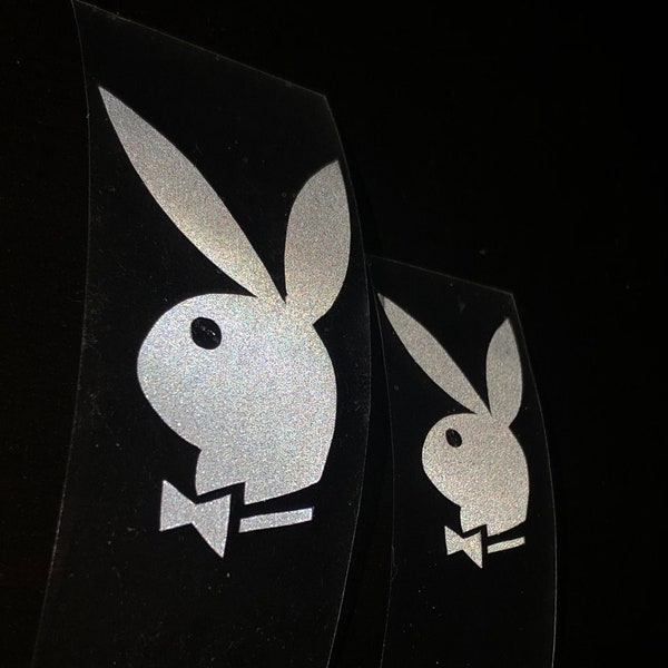 3M Heat Transfer REFLECTIVE Playboy Bunny Iron On Vinyl