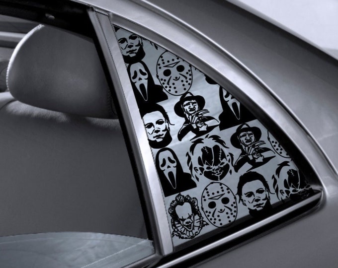 Horror Characters Car Decal Car Accessories Halloween Decor Car Sticker